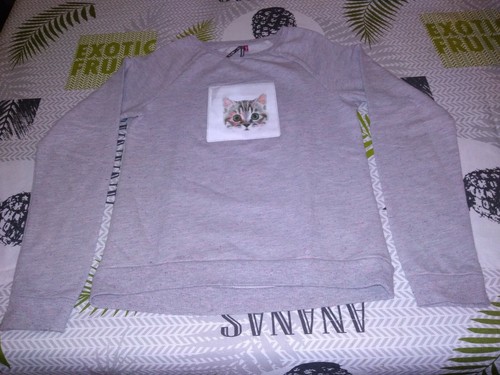 Joli sweat shirt - sweat-shirt, chaton