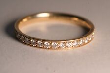 Bague Alliance Mauboussin Lovissime T 55 or jaune et tour complet diamants