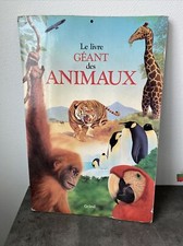 ancien livre enfant livre geant des animaux grund 1991 lecture apprentissage 