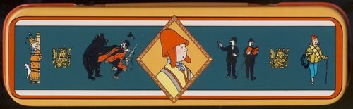 Herge tintin plumier metal - herge,