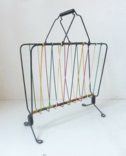 PORTE REVUE VINTAGE DESIGN AN 50 style scoubidou magazine holder era guariche
