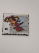 Fève FEVE Rare TAZ  par WARNER  BROSS 2003 Forme timbre p0