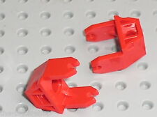 2 x Attache Aimant LEGO red Magnet Holder ref 2607 /Set 6956 6989 6862 9736 6979