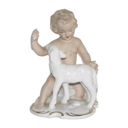 04j32 ancienne statue putti - 04j32,