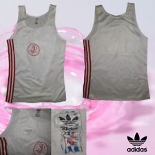 RARE ADIDAS ERIMA ERZEUGNIS VINTAGE SLEEVLESS RUNNING TANK  TOP W.GERMANY  D6