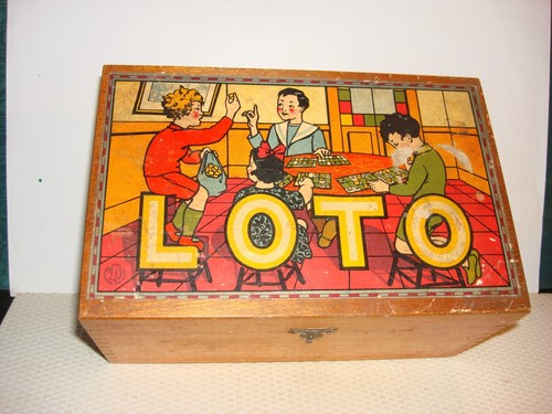 Coffret jeu loto pions - jeu,