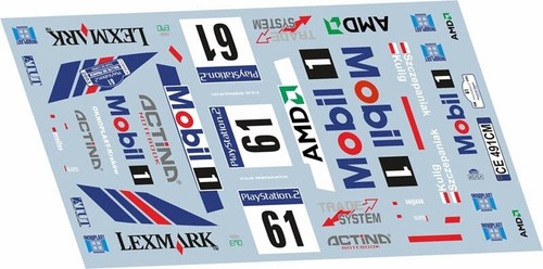 Decals mitsubishi lancer - 1/24,