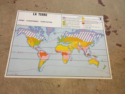 Ancienne carte scolaire - ancienne,