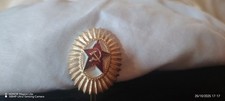 “Insigne casquette soviétique étoile rouge URSS original années 70-80 (faucille
