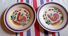 Lot de 2 assiettes anciennes