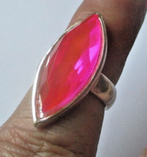 Grande Bague couleur argent