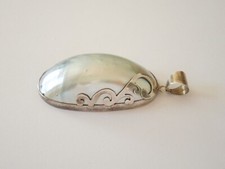 Pendentif Argent Perle Mabe