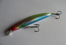 Leurre pêche mer riviere Minnow alevin 9cm 9,5g nage 0 à 1,5m 