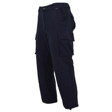 Authentic Royaume Uni Police Pantalon Ripstop Renforcé Cargo Durable Bleu