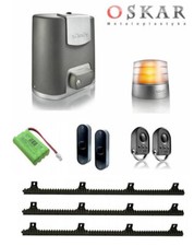 Somfy Elixo 500 3S io pour portail coulissan + 4 Mètres d'attelles + 2 télécomma