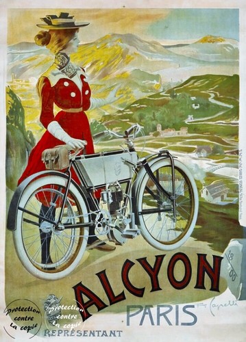Alcyon moto rf70 poster hq - moto,