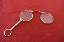 lorgnon bésicles XIX métal doré ,vermeil