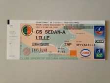 TICKET MATCH SEDAN - LILLE 16 DECEMBRE 2006 - CHAMPIONNAT FRANCE