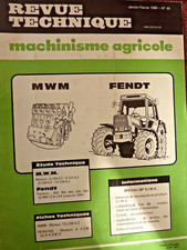 REVUE TECHNIQUE TRACTEUR FENDT