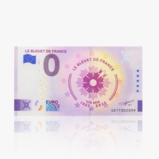 BILLET 0 EURO SOUVENIR LE BLEUET DE FRANCE 100 ANS - UETT 2025-1