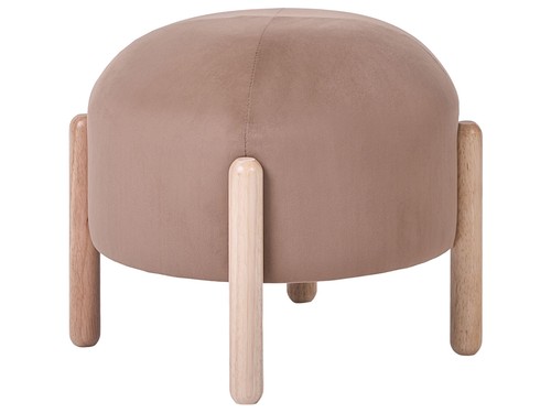 Repose pied pouf - en, velours