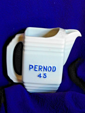 ancien pichet à eau PERNOD 45 / 51 en porcelaine , ref PR