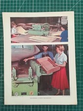 yo059 circa 1960 belle image - industrie machine à bois moderne