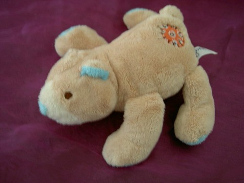 Doudou peluche ours marron - ,