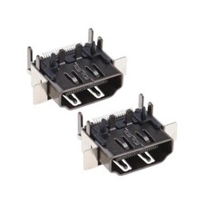 2pcs Port HDMI Compatible avec