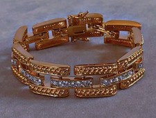 Superbe bracelet  Tank plaqué