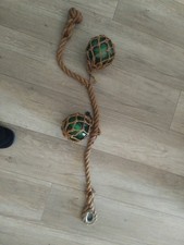 Audoux Minet ? Lustre Suspension 3 lumières corde tressée Design Cordage Marin