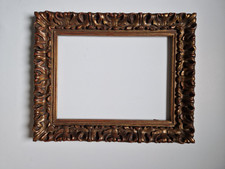 Cadre ancien doré bois stuc