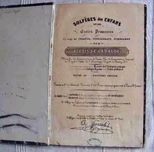 Musique SOLFÈGE DES ENFANTS ET DES ÉCOLES PRIMAIRES XIX°