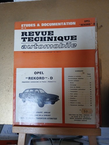 Revue technique automobile - revue,