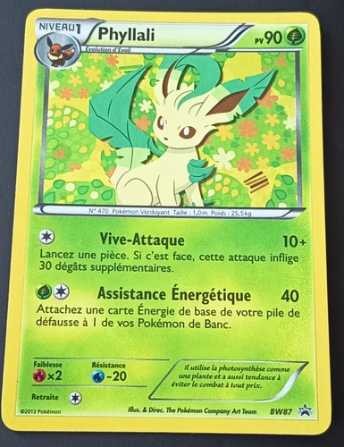 Carte pokémon phyllali - pokémon, bw87