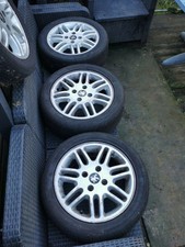 Jantes aluminium Peugeot 206cc d'origine occasion + Pneus 