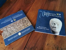 Euros COFFRET BU SERIE BELGIQUE 2002, Bataille des eperons d'or, 8 pièces+Médail