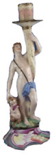 Antique Doccia Porcelaine Figuratif Bougie Bâton Support Service Ginori Figure #