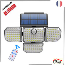 Projecteur, Lampe LED Solaire Extérieur Avec Détecteur de Mouvement , Jardin