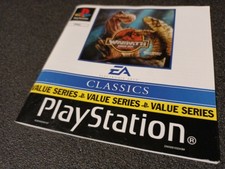 notice officiel PS1 Playstation 1 Jurassic Park warpath jurassik