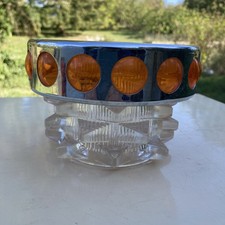 Luminaire Suspension Space Age RAAK Hollande Design Vintage Orange 70's