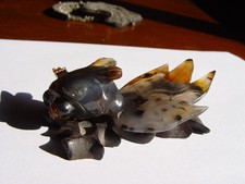 Figurine Avec Forme Pour Animal Seguramente Pour Jade sur Base Pour Bois