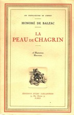 HONORE DE BALZAC. LA PEAU DE CHAGRIN 16 illustrations hors texte Tallandier 1928
