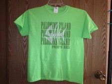 Neuf- Palomino Île Puerto Rico Jeunesse Tailles XS L Large Gildan Citron Verte