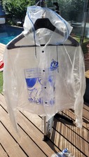 Impermeable translucide pvc, vinyl, plastique raincoat clear