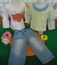 vêtements fille 18 mois,sweat,jean fluide DPAM