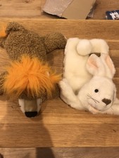 Lion et Lapin des marionnettes