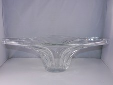 GRANDE COUPE CENTRE DE TABLE EN CRISTAL DE VANNES LONG 51 CM MAI33