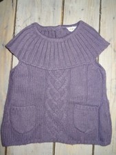 Pull sans manches violet KIDKANAï Taille 5 ans / 110 cm En très bon état
