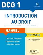3072733 - DCG 1 - introduction au droit 2017/2018 - 11e éd. - manuel : Manuel (2